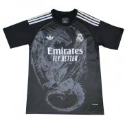 Tailandia Camiseta Real Madrid Dragon 2024-2025 Negro Gris